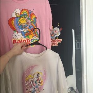 Rainbow Brite Graphic Tee bundle plus free Sailor Moon crop top